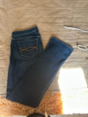 Abercrombie & Fitch Dark Blue Bootcut Jeans